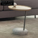 Modern Marble Top Solid Wood Base Round Corner Luxury Home Coffee Table