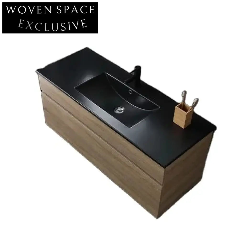 Modern Matt Black Ceramic Countertop Lavabo Bathroom Wash Basin