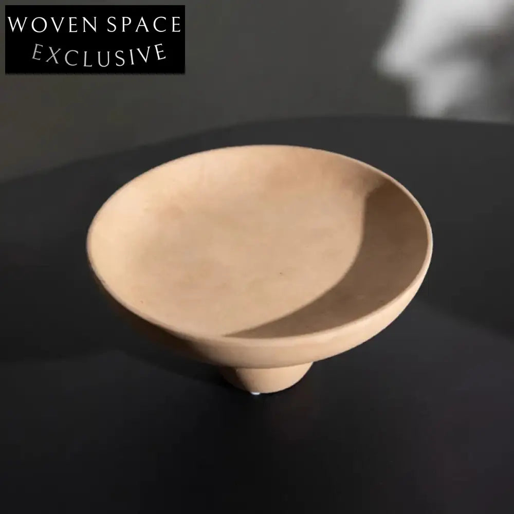 Modern Matte Black Ceramic Fruit Bowl for Chic Home Decor Display