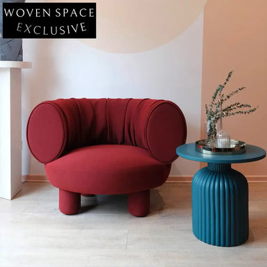 Modern MDF Round Colorful Coffee Side Table for Living Room Home Decor