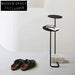 Modern Metal Coffee Side Table with Marble Base and Creative Design
