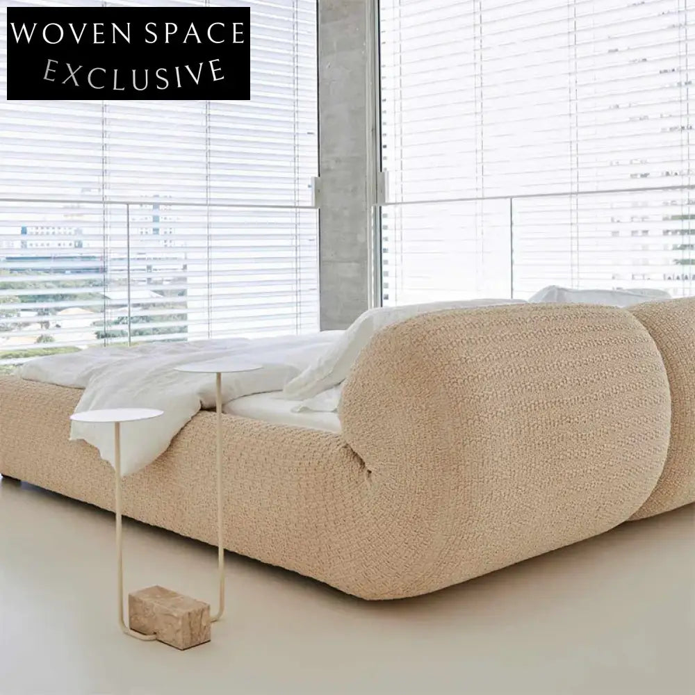 Modern Metal Coffee Side Table with Marble Base and Creative Design