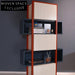 Modern Metal Frame 4-Drawer Storage Cabinet, Minimalist Mid-Century Tall Dresser