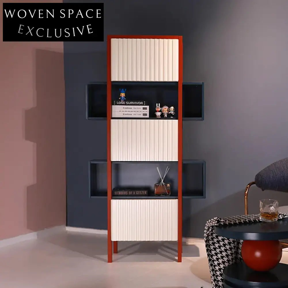 Modern Metal Frame 4-Drawer Storage Cabinet, Minimalist Mid-Century Tall Dresser