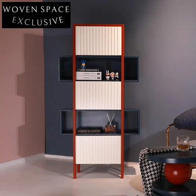 Modern Metal Frame 4-Drawer Storage Cabinet, Minimalist Mid-Century Tall Dresser