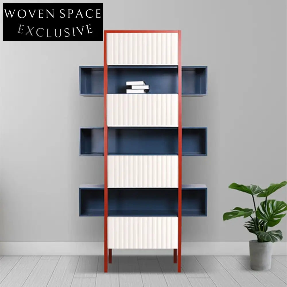 Modern Metal Frame 4-Drawer Storage Cabinet, Minimalist Mid-Century Tall Dresser