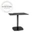 Modern Metal Pedestal Rectangular Indoor Outdoor Dining Table