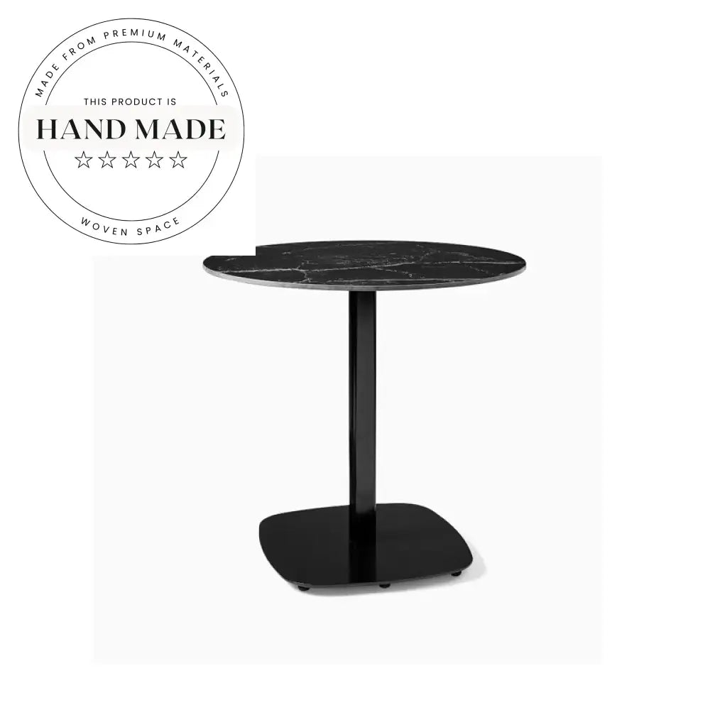 Modern Metal Pedestal Rectangular Indoor Outdoor Dining Table