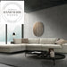 Modern Microfiber Fabric Italian Style Hotel Lobby Lounge Sectional Sofa
