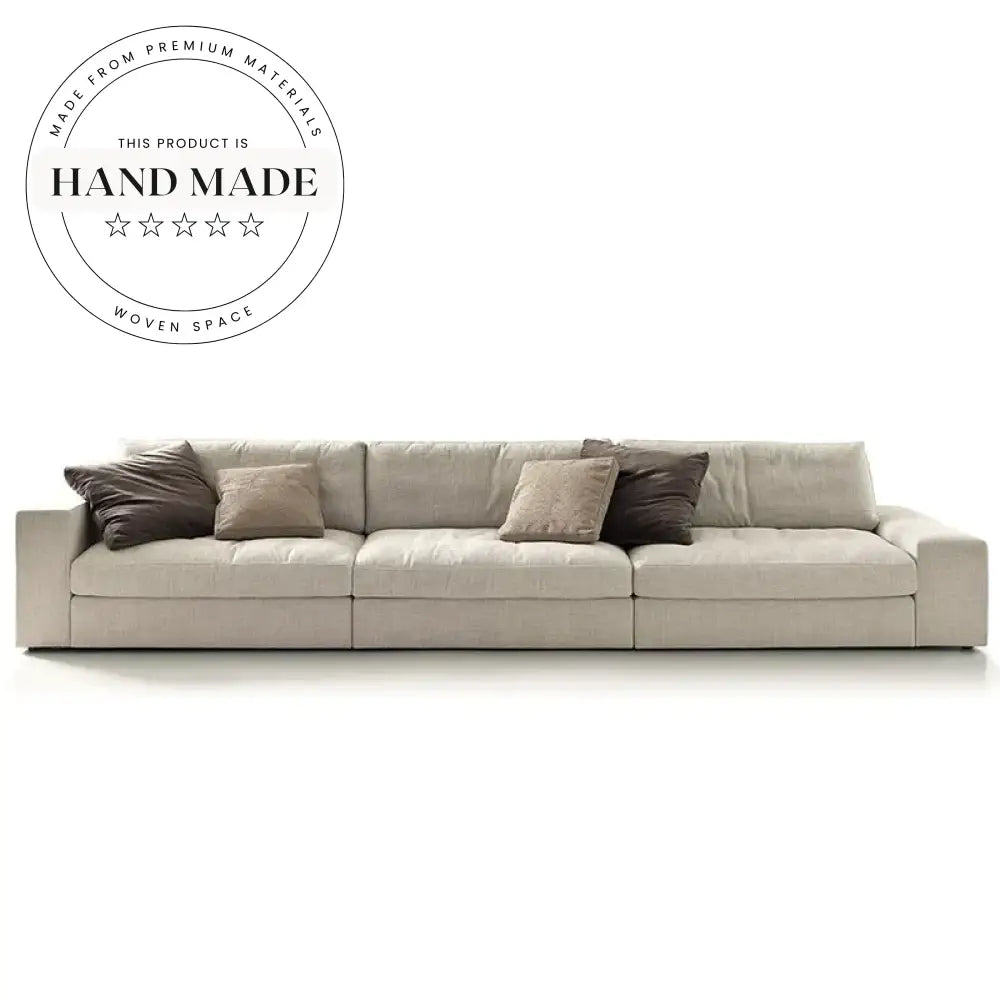 Modern Microfiber Fabric Italian Style Hotel Lobby Lounge Sectional Sofa