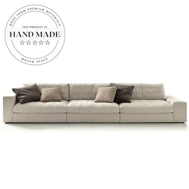 Modern Microfiber Fabric Italian Style Hotel Lobby Lounge Sectional Sofa