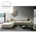Modern Microfiber Fabric Italian Style Hotel Lobby Lounge Sectional Sofa