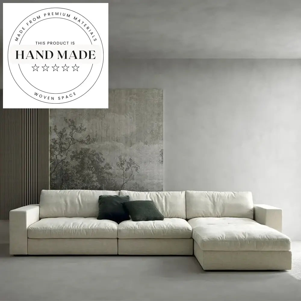 Modern Microfiber Fabric Italian Style Hotel Lobby Lounge Sectional Sofa