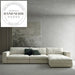 Modern Microfiber Fabric Italian Style Hotel Lobby Lounge Sectional Sofa