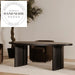 Modern Mid-Century Solid Wood Oval Extendable 6 Seater Dining Table