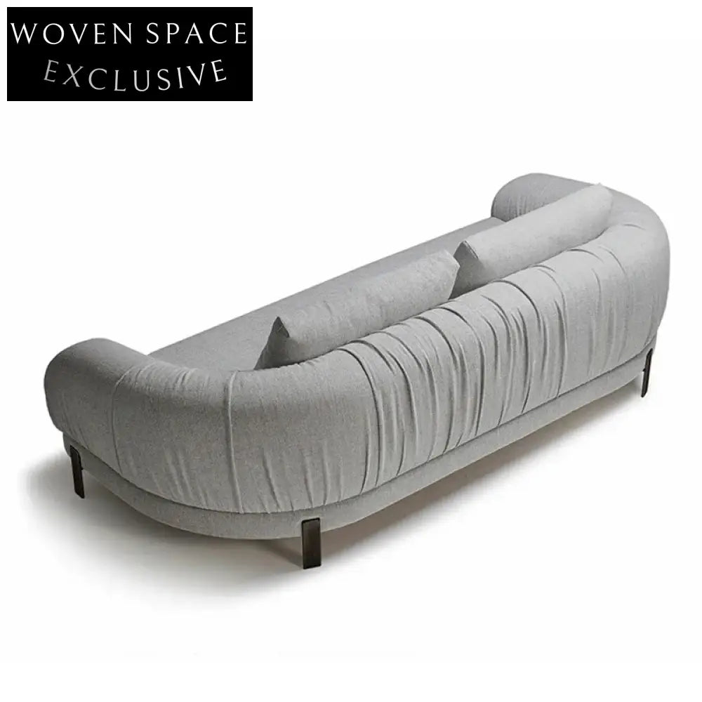 Modern Minimalist Corduroy Sectional Sofa - Solid Wood Frame, Leisure Comfort