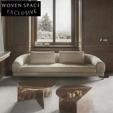 Modern Minimalist Corduroy Sectional Sofa - Solid Wood Frame, Leisure Comfort