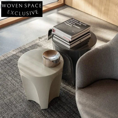 Modern Minimalist Cube Fiber Glass Waterproof Durable Living Room Coffee Table