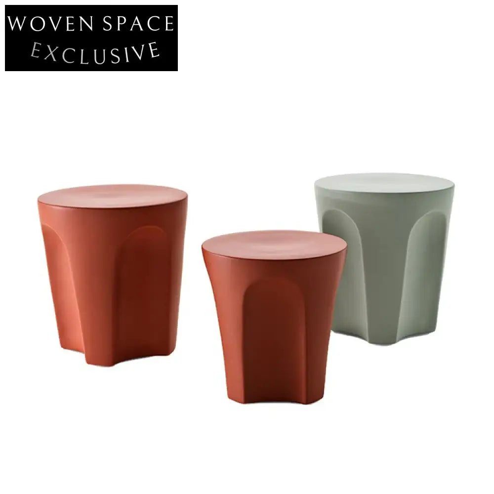 Modern Minimalist Cube Fiber Glass Waterproof Durable Living Room Coffee Table