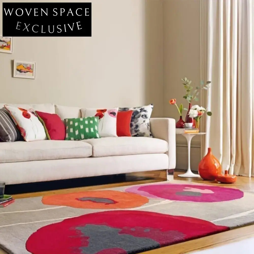 Modern Minimalist Custom Handmade Polyester Area Rug for Bedroom Living Room