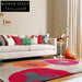 Modern Minimalist Custom Handmade Polyester Area Rug for Bedroom Living Room