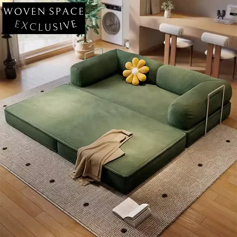 Modern Minimalist Fabric Sofa with 40D Sponge Cushion and Steel Frame
