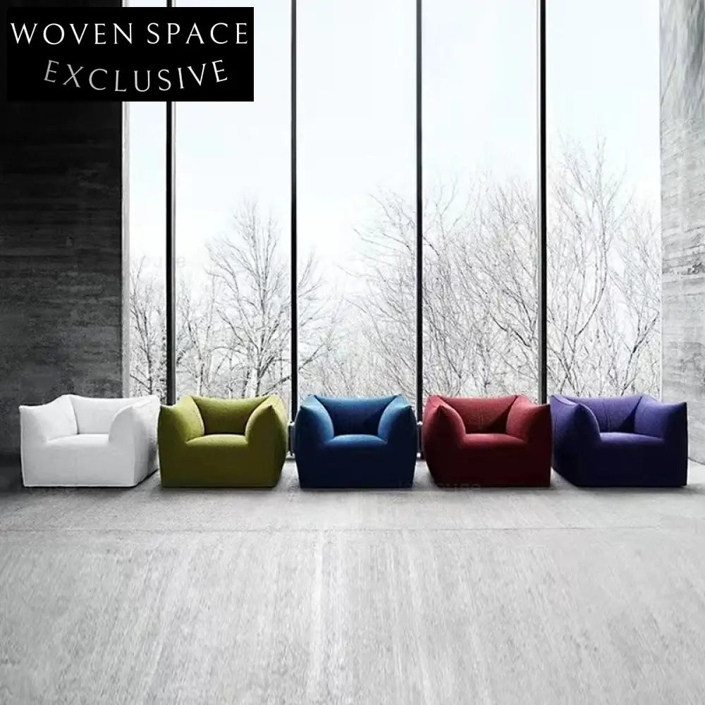 Modern Minimalist Fabric Upholstered Living Room Sofa, Comfortable Couch