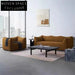 Modern Minimalist Fabric Upholstered Living Room Sofa, Comfortable Couch