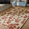 Modern Minimalist Geometric Area Rug - Durable Polyester Floor Carpet for Living Room