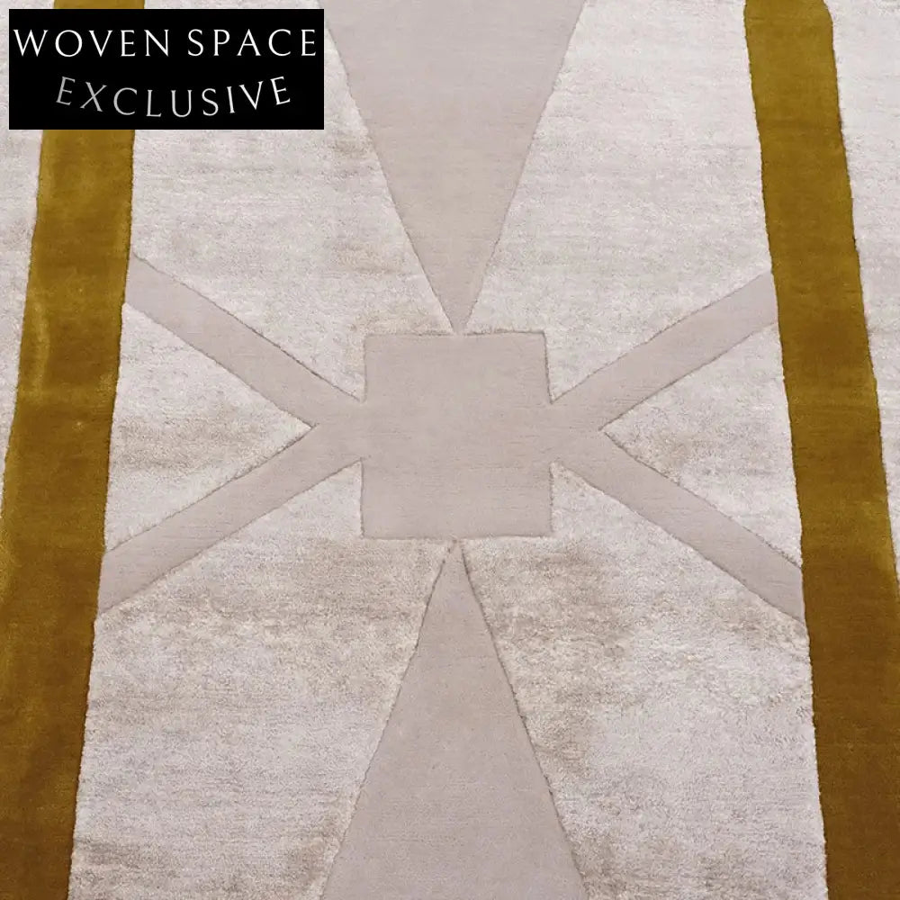 Modern Minimalist Geometric Area Rug Durable Polyester Hand Tufted Home Carpet