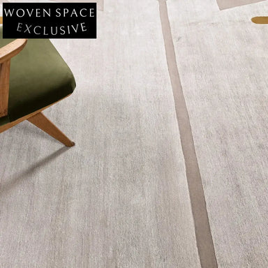 Modern Minimalist Geometric Area Rug Durable Polyester Hand Tufted Home Carpet