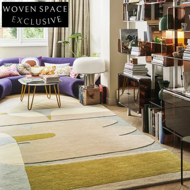 Modern Minimalist Geometric Pattern Area Rug for Living Room and Bedroom