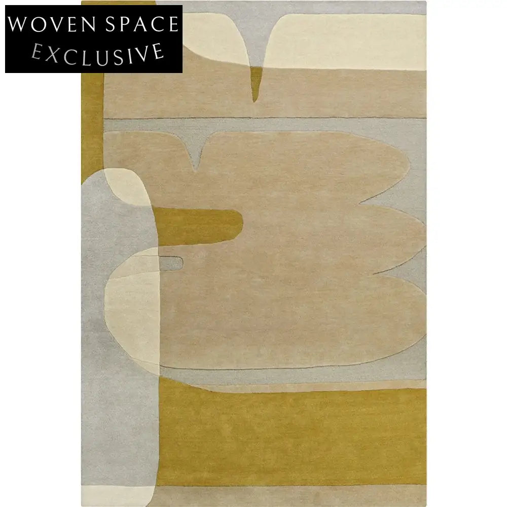 Modern Minimalist Geometric Pattern Area Rug for Living Room and Bedroom