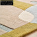 Modern Minimalist Geometric Pattern Area Rug for Living Room and Bedroom