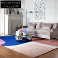 Modern Minimalist Geometric Pattern Soft Polyester Area Rug for Home Decor
