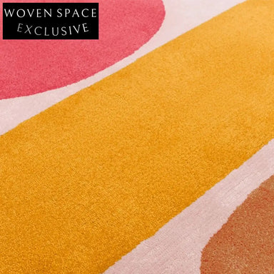 Modern Minimalist Geometric Polyester Area Rug for Bedroom & Living Room Floor