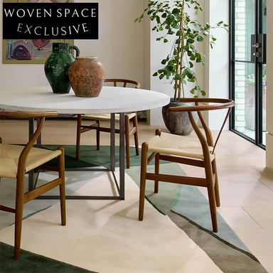 Modern Minimalist Geometric Polyester Area Rug for Bedroom Living Room Home Decor