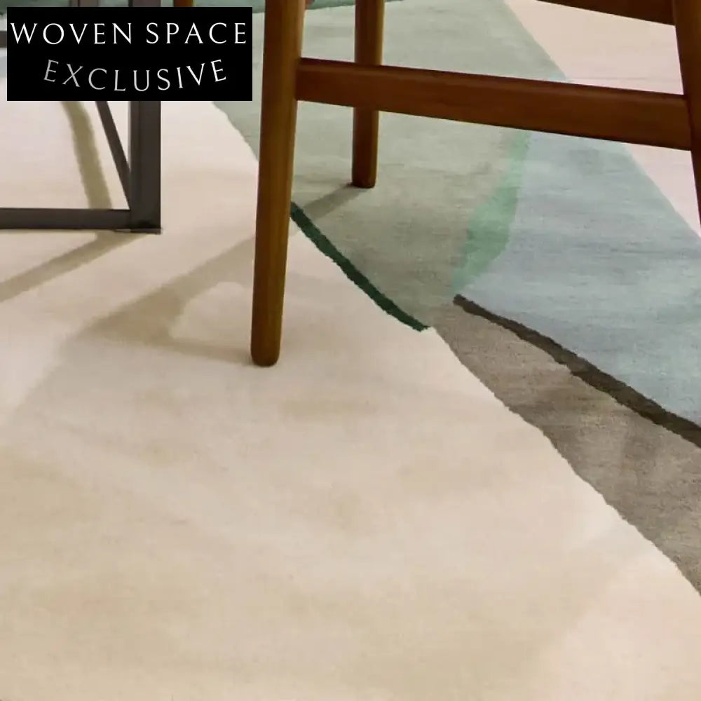 Modern Minimalist Geometric Polyester Area Rug for Bedroom Living Room Home Decor