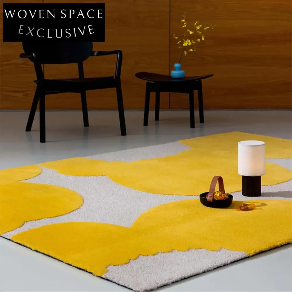 Modern Minimalist Geometric Polyester Area Rug for Living Room Bedroom