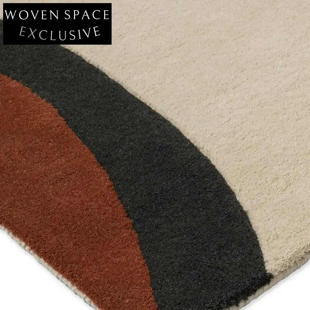 Modern Minimalist Geometric Polyester Area Rug for Living Room & Bedroom