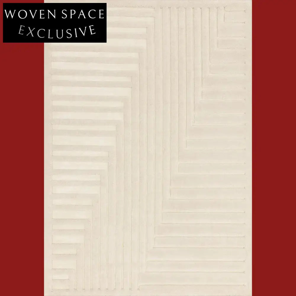 Modern Minimalist Geometric Polyester Area Rug for Living Room Bedroom Carpet