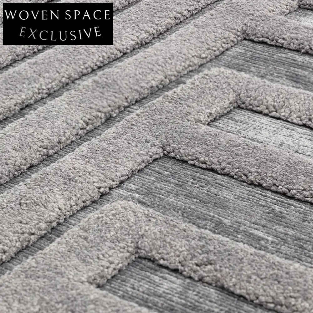 Modern Minimalist Geometric Polyester Area Rug for Living Room Bedroom Carpet