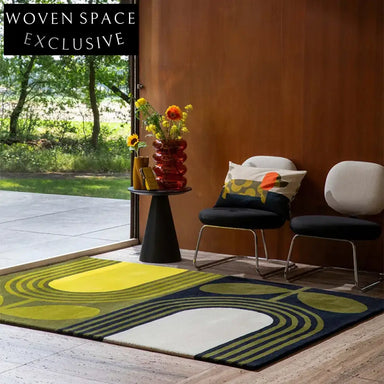 Modern Minimalist Geometric Polyester Area Rug for Stylish Home Decor