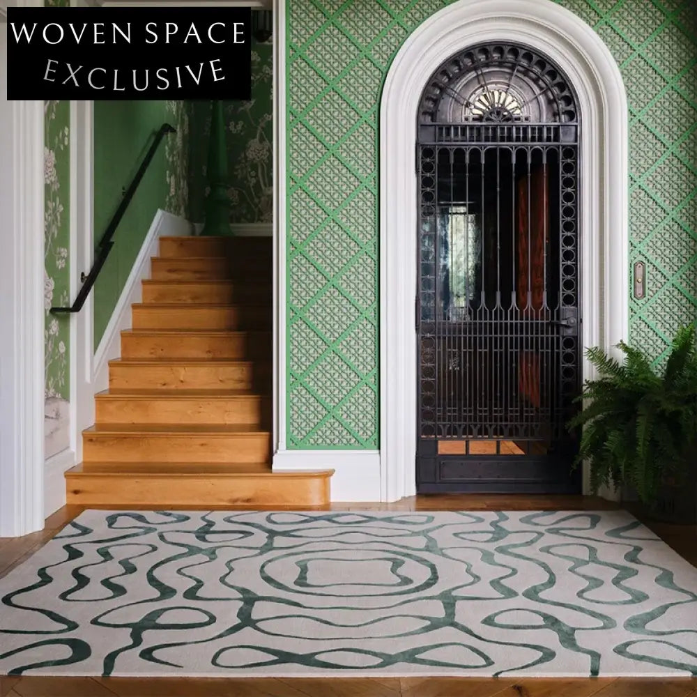 Modern Minimalist Geometric Polyester Design Area Rug for Home Decor