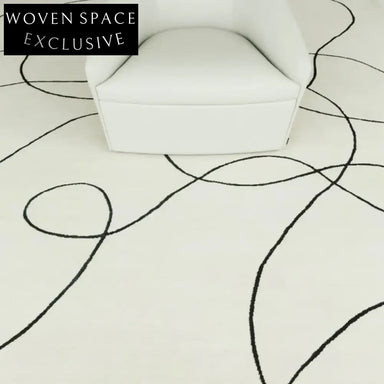 Modern Minimalist Geometric Polyester Luxury Home Decor Area Rug
