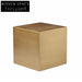 Modern Minimalist Golden Stainless Steel Cube Side Coffee Table for Living Room