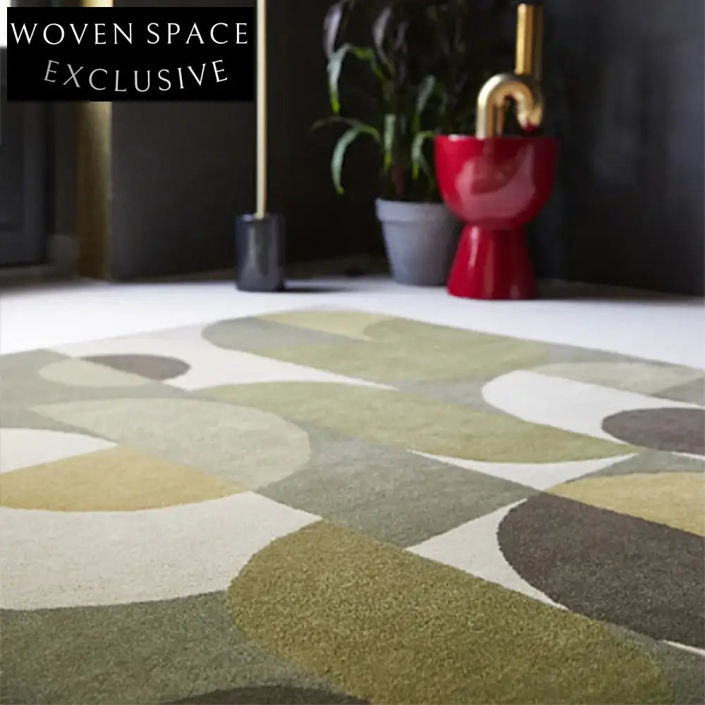 Modern Minimalist Hand-Tufted Geometric Design Area Rug for Living Room Bedroom
