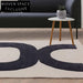 Modern Minimalist Handcrafted Polyester Area Rug for Living Room Bedroom Decor