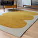 Modern Minimalist Handcrafted Polyester Area Rug for Living Room Bedroom Decor