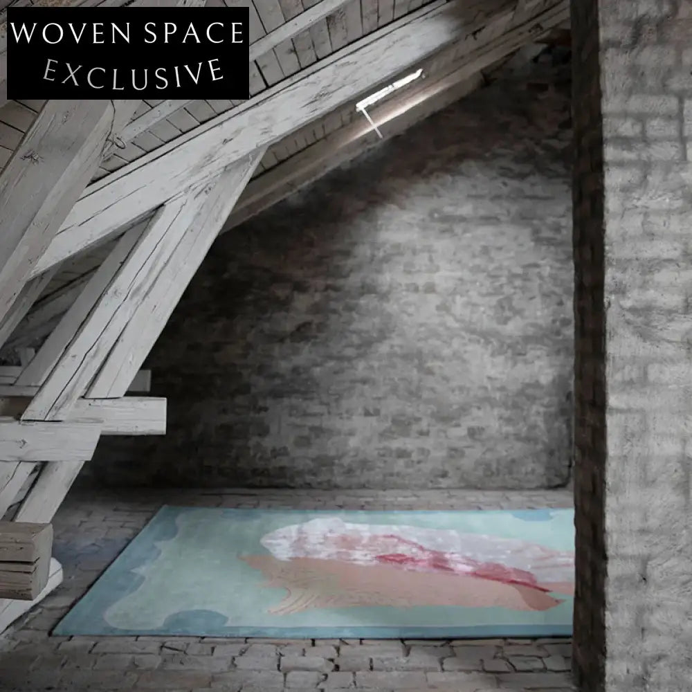 Modern Minimalist Handmade Geometric Area Rug for Living Room Bedroom